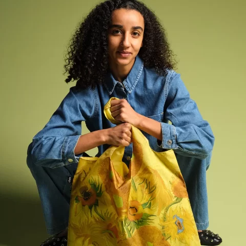 Складная сумка LOQI VINCENT VAN GOGH Sunflowers