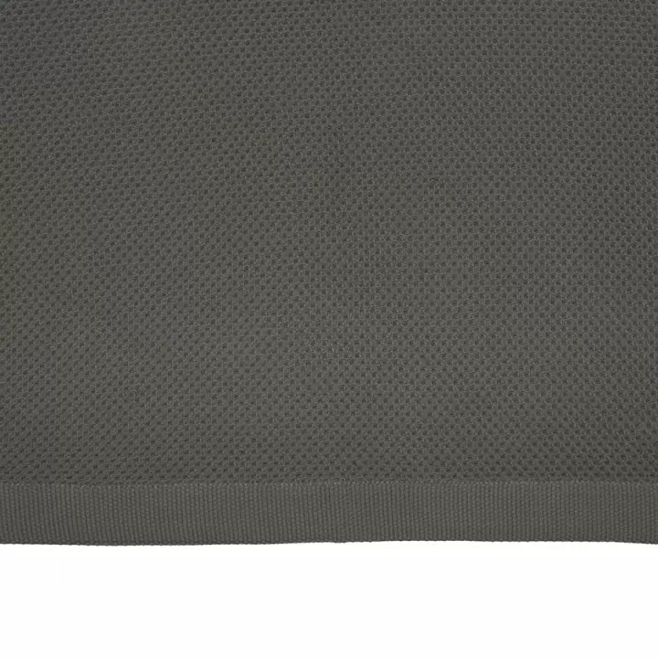 Полотенце банное вафельное темно-серого цвета из коллекции essential, 70х140 см