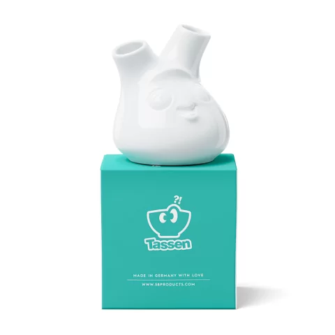 Ваза Tassen Cheeky, 10 см, белая