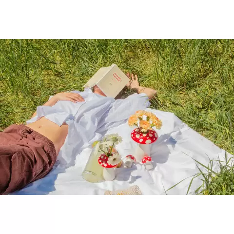 Ваза для цветов amanita, 15 см