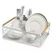 Сушилка для посуды Smart Solutions Granli, 43x30,5x14 см, белая