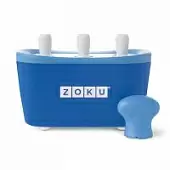 Набор ZOKU для приготовления мороженого Triple Quick Pop Maker, синий