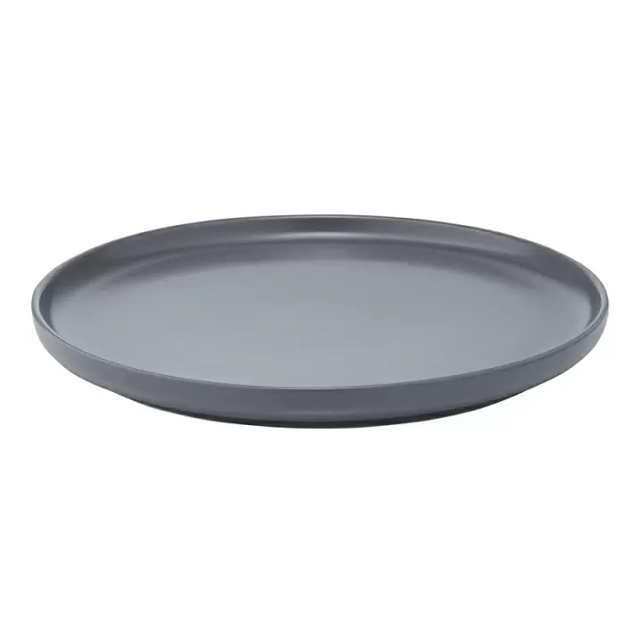 Набор из двух тарелок темно-серого цвета из коллекции essential, 20 см