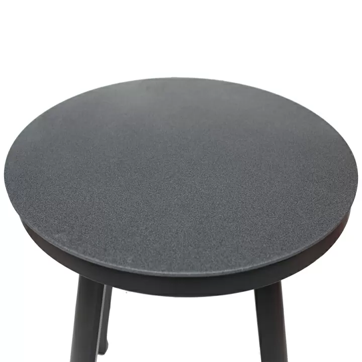 Стол обеденный leif, D90 см, темно-серый