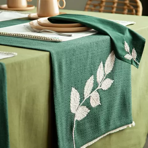 Дорожка на стол garden harmony из коллекции ethnic, 45х150 см