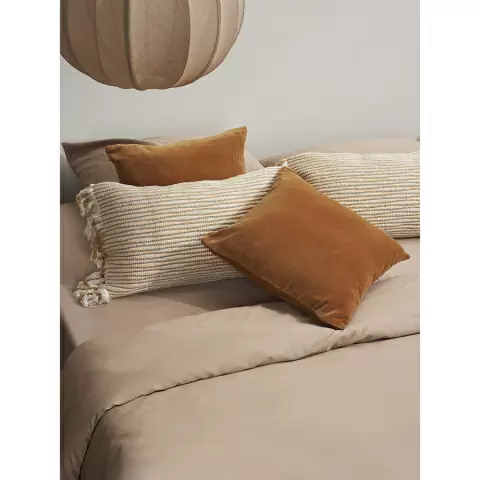 Чехол на подушку горчичного цвета clouds из коллекции ethnic, 35х60 см