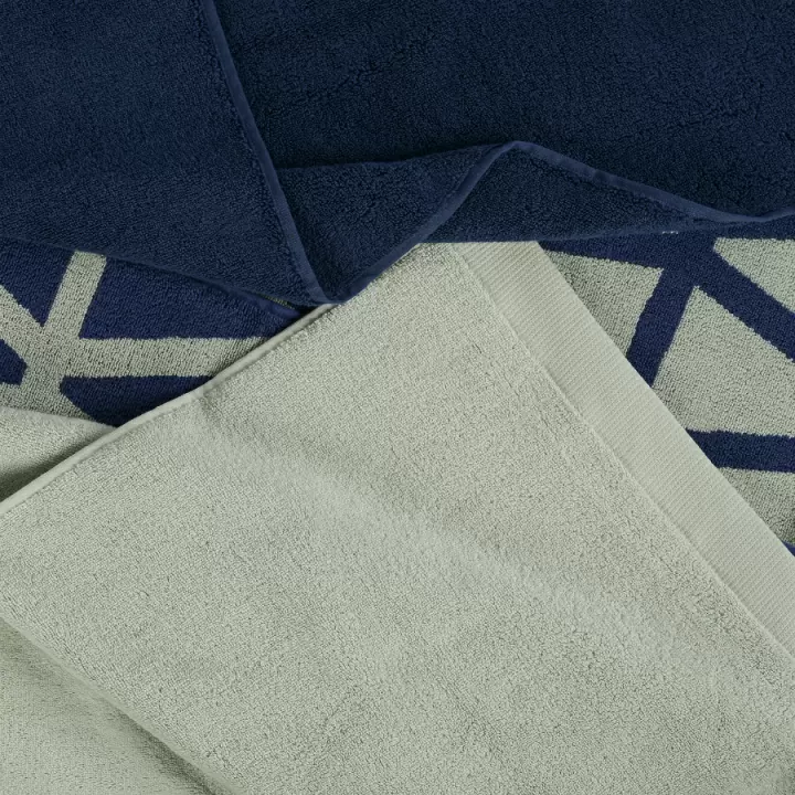 Полотенце банное мятного цвета Tkano из коллекции Essential, 90х150 см