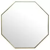 Зеркало настенное raffin, 51х51 см, золотое