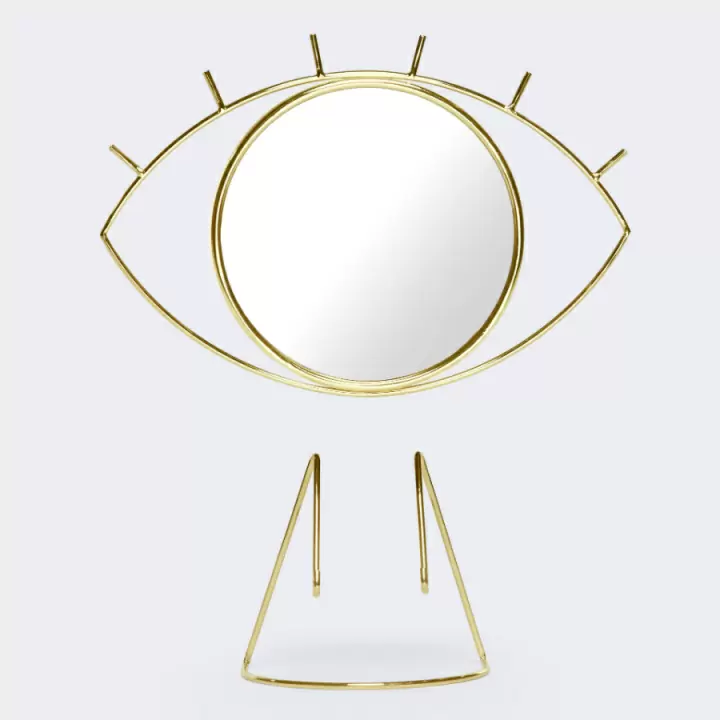 Зеркало настольное Doiy Cyclops, золотое