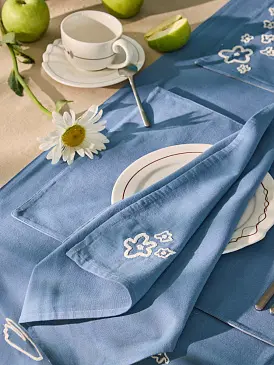 Салфетка сервировочная Незабудки из коллекции ethnic, 45х45 см