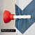 Зажимы для шторы в ванную Peleg Design Splunger, 4 шт