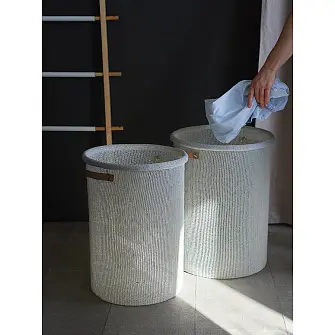Корзина для хранения sustainable collection, D37х52 см, молочная