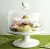 Подставка для десертов Sweet Tweet с крышкой, белая птичка