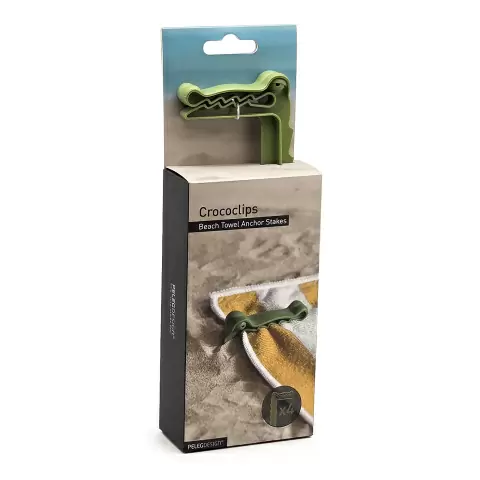 Клипсы для пляжного полотенца Peleg Design Crococlips, 4 шт в наборе