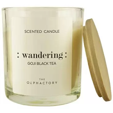 Свеча ароматическая Ambientair The olphactory, wandering, goji black tea, 40 ч