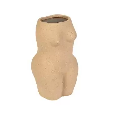 Ваза для цветов Doiy Body 18,8 см, бежевая