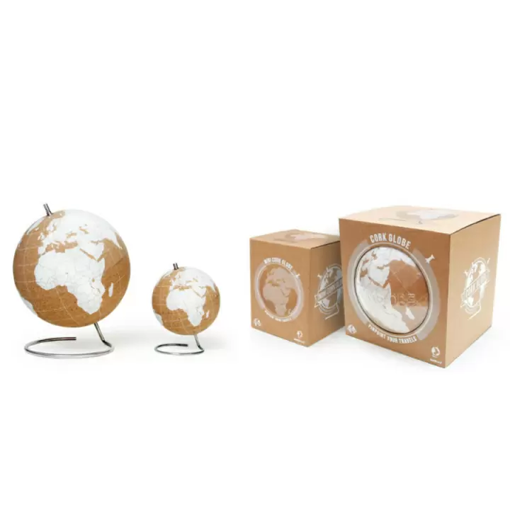 Глобус cork globe, белый, d14 см