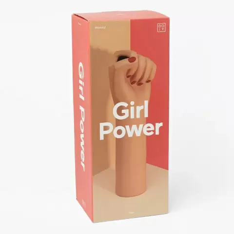 Ваза для цветов girl power, brown, 32 см