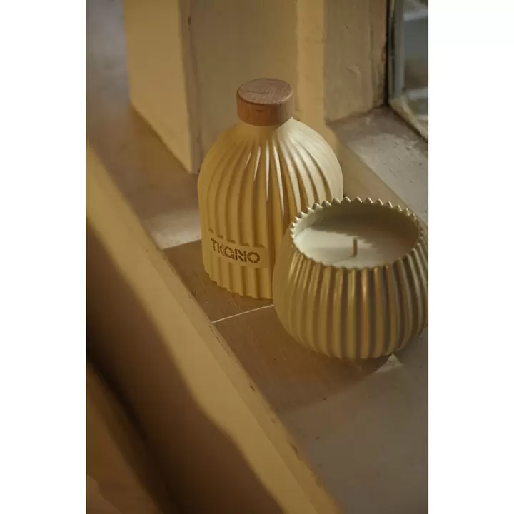 Свеча ароматическая italian cypress из коллекции edge, бежевый