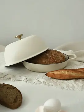 Форма для выпечки хлеба/жаровня из коллекции "Шеффилд", D26 см, 2 л, молочная