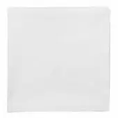 Скатерть жаккардовая белого цвета из хлопка с вышивкой из коллекции essential, 180х180 см