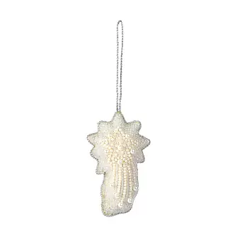 Набор из 4 украшений, 10 см, бисер