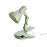 Лампа для чтения Clamp зеленая, USB