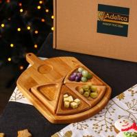 Подарочный набор менажниц для сервировки сыра и закусок Adelica