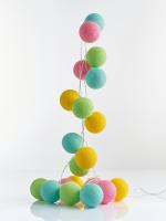 Гирлянда из 20 хлопковых шариков Lares & Penates Леденцы, 3,5 метра