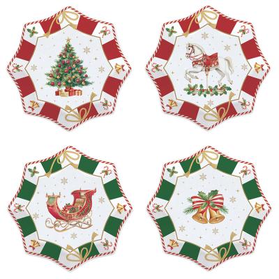 Набор десертных тарелок christmas tale, D16 см, 4 шт.