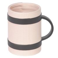Кружка doyi, yoga mug, розовая, 12,5x9,5 см