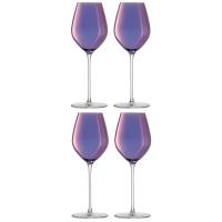 Набор бокалов для шампанского LSA International Aurora 285 мл, 4 шт, фиолетовый