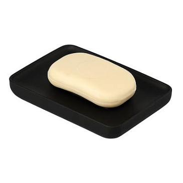 Мыльница slim, черная