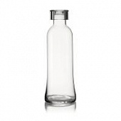 Бутылка для воды стеклянная 1 л прозрачная