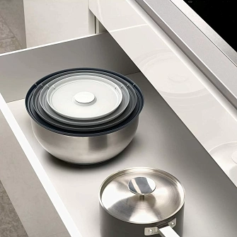 Набор стальных мисок с крышками Joseph Joseph Nest Prep Коллекция 100_УЦЕНКА