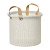 Корзина для хранения sustainable collection, D27х25 см, молочная