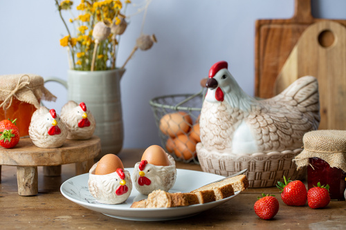 Подставка для яиц country hens