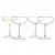 Набор бокалов для шампанского LSA International Wine 215 мл, 4 шт