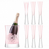 Набор для сервировки шампанского Moya, розовый