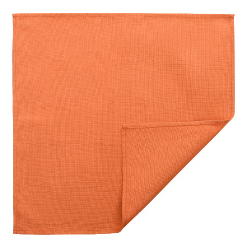 Сервировочная салфетка из хлопка оранжевого цвета