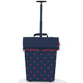 Сумка-тележка trolley m frame mixed dots red
