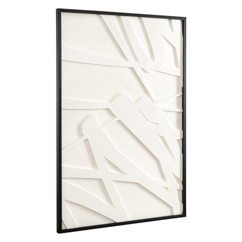 Панно декоративное с эффектом 3d minimalism, с черной рамой, 70х100 см