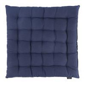 Подушка на стул из хлопка темно-синего цвета из коллекции essential, 40х40 см