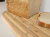 Хлебница с разделочной доской из бамбука белая