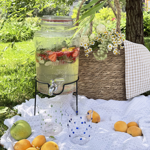 Диспенсер для напитков с подставкой maison jar, 5 л