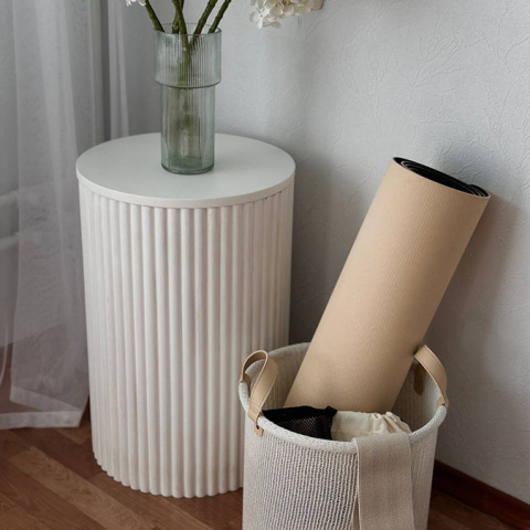Корзина для хранения sustainable collection, D22х23 см, молочная