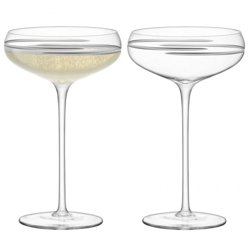 Набор бокалов для шампанского LSA International Signature Verso 300 мл, 2 шт