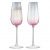Набор бокалов-флейт для шампанского LSA International Dusk 2 шт, розовый-серый