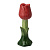 Подсвечник floret красного цвета из коллекции blossom, 18 см