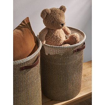 Корзина для хранения sustainable collection, D37х52 см, бежевая